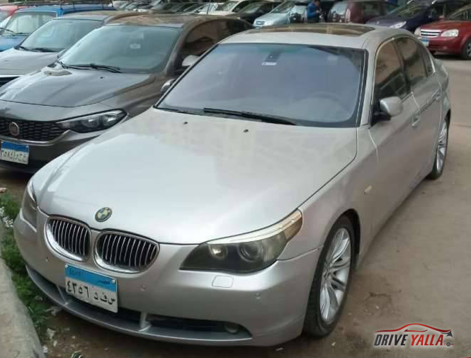 بى أم دبليو e60 مستعملة للبيع فى مصر  موديل 2005 رخصة سارية