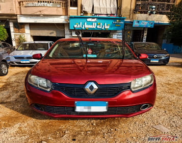 عربية Logan 2015 لون أحمر ,, أعلي فئة مانيوال